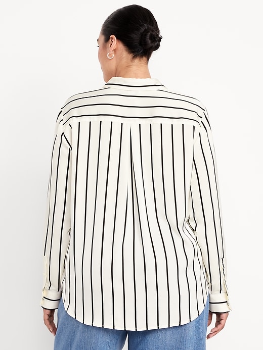 Image number 7 showing, Satin Button-Down Shirt
