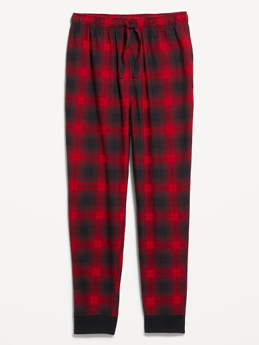 Image number 1 showing, Plaid Flannel Pajama Joggers