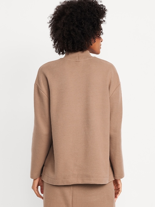 Image number 2 showing, Cozy Mock-Neck Tunic Sweater