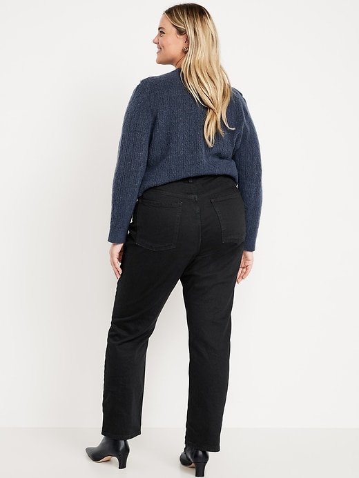 L'image numéro 6 présente Jean droit à taille très haute
