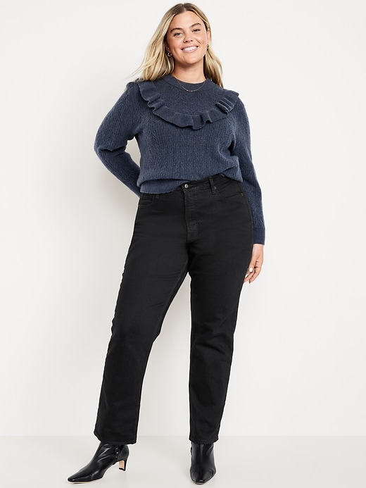 L'image numéro 5 présente Jean droit à taille très haute