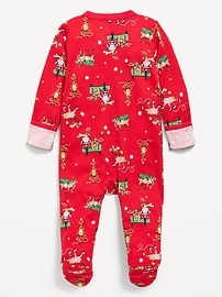 Image number 2 showing, 2-Way-Zip Sleep & Play Footed One-Piece for Baby