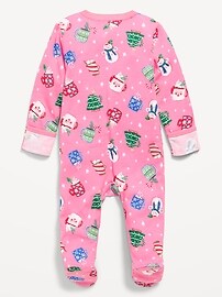 Image number 2 showing, 2-Way-Zip Sleep & Play Footed One-Piece for Baby