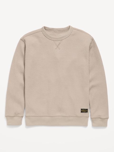 T-shirt en tricot isotherme à manches longues pour garçon