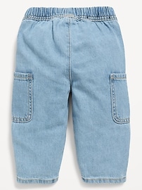 Image number 2 showing, Baggy Barrel-Leg Cargo Jeans for Baby