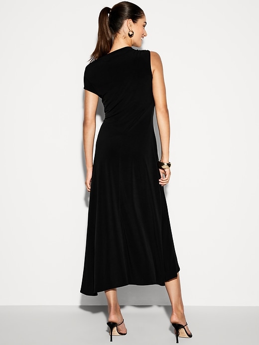 Image number 2 showing, The Occasion by Old Navy Twist-Front Jersey Midi Dress