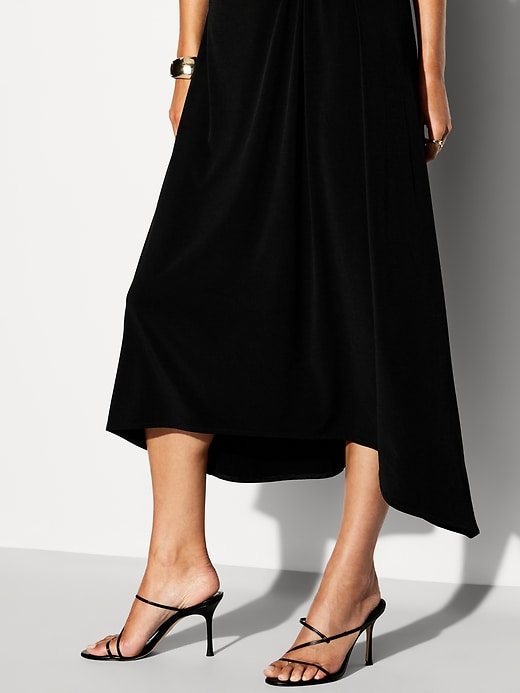 Image number 4 showing, The Occasion by Old Navy Twist-Front Jersey Midi Dress
