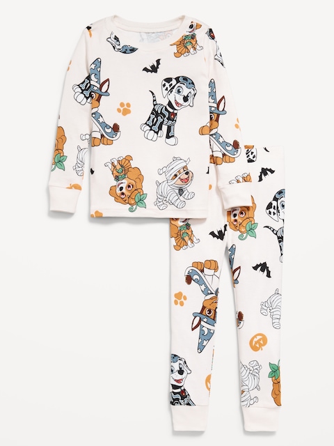 Paw Patrol™ Unisex Graphic Snug-Fit Pajama Set for Toddler & Baby - Sea Salt