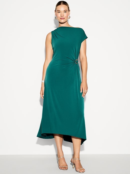 Image number 5 showing, The Occasion by Old Navy Twist-Front Jersey Midi Dress