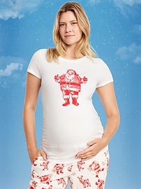 Image number 1 showing, Maternity Graphic Pajama T-Shirt