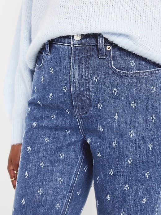Image number 4 showing, Curvy Extra High-Waisted Straight Jeans