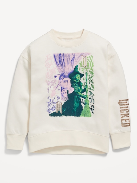 CHANDAIL LONG EN COTON OUATÉ À IMPRIMÉ WICKED™ DE UNIVERSAL POUR FILLE