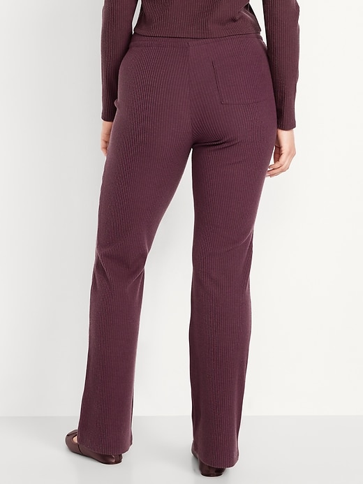 L'image numéro 6 présente Legging côtelé évasé NuageConfo à taille très haute