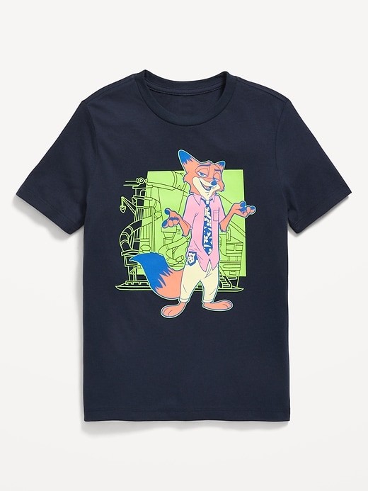 Image number 1 showing, Disney© Zootopia Gender-Neutral Graphic T-Shirt for Kids