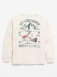 Image number 3 showing, Dr. Seuss™ Grinch Oversized Gender-Neutral Graphic T-Shirt for Kids
