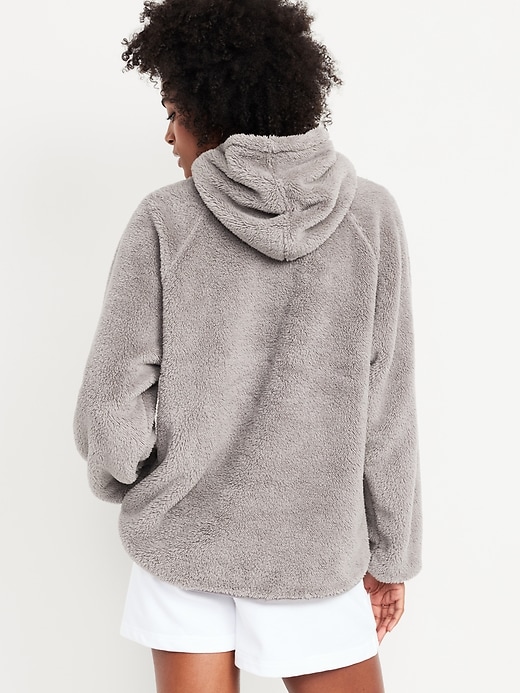 Image number 2 showing, Oversized Sherpa Pullover Hoodie