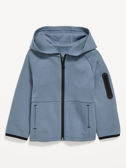 Image number 2 showing, Oversized Dynamic Fleece Zip-Front Hoodie for Toddler Boys