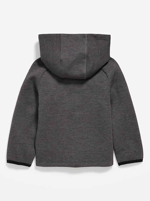 Image number 3 showing, Oversized Dynamic Fleece Zip-Front Hoodie for Toddler Boys