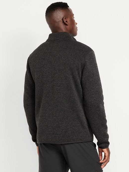 Image number 2 showing, Sherpa-Lined Fleece-Knit Jacket