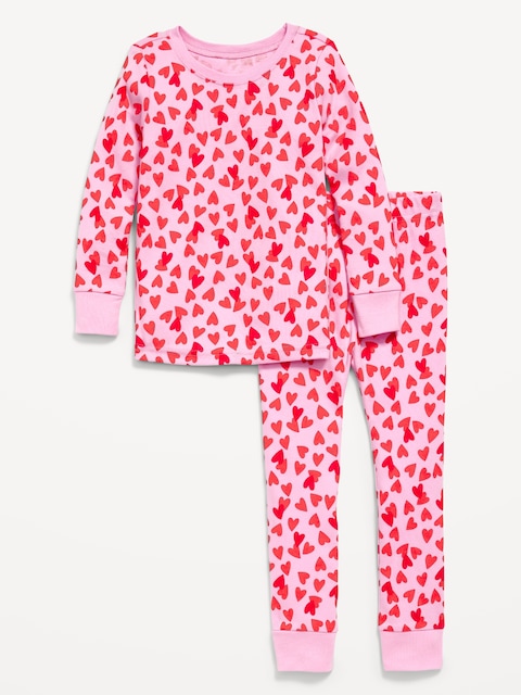 Printed Snug-Fit Pajama Set for Toddler & Baby