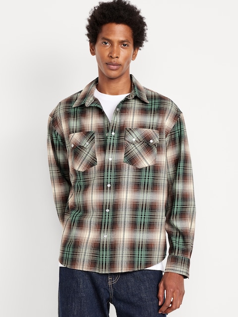 Chemise western à carreaux