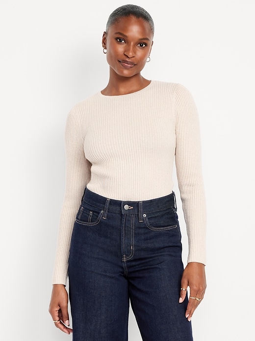 Image number 1 showing, SoSoft Lite Crew-Neck Shine Sweater