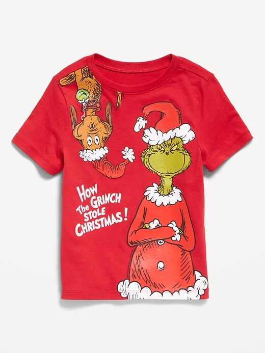 Image number 1 showing, Dr. Seuss™ Grinch Unisex Graphic T-Shirt for Toddler