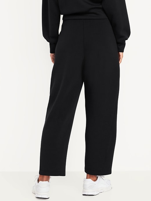 Image number 2 showing, High-Waisted Bounce Fleece Barrel Sweatpants