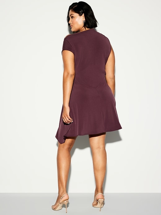 Image number 9 showing, The Occasion by Old Navy Twist-Front Jersey Mini Dress