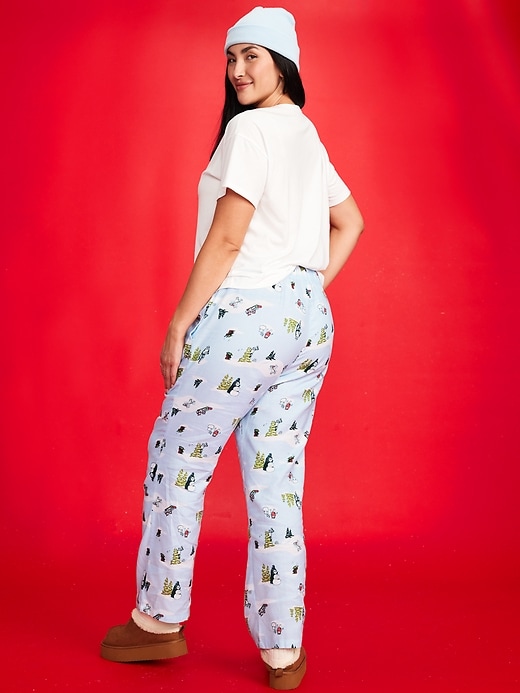 Image number 6 showing, Old Navy x Star Wars Mid-Rise Printed Flannel Pajama Pants for Women