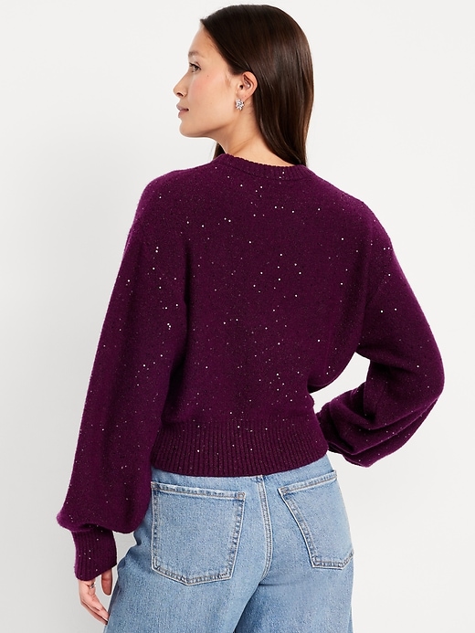 Image number 2 showing, SoSoft Crew-Neck Sequin Sweater