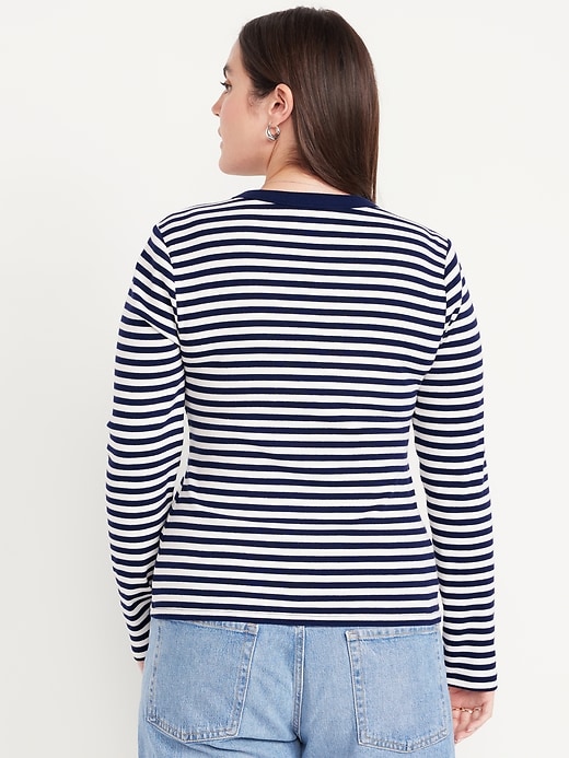 Image number 6 showing, Snug Long-Sleeve Crew-Neck T-Shirt