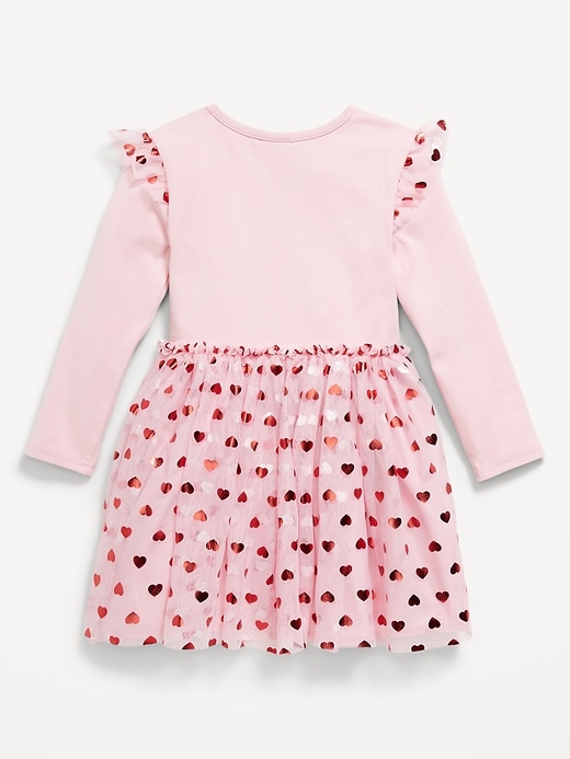 L'image numéro 2 présente Robe tutu ajustée et évasée à manches longues Minnie Mouse de Disney© pour toute-petite