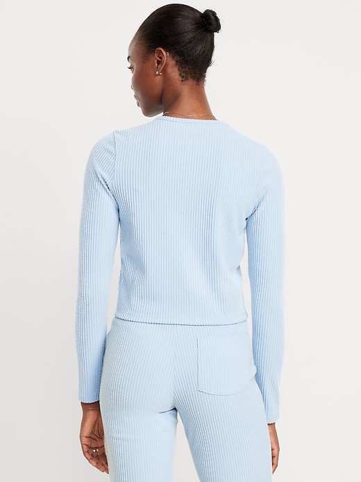 Image number 2 showing, Sweater Ribbed Cardigan Sweater
