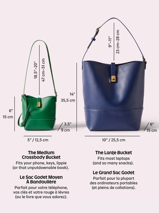 L'image numéro 6 présente Sac godet bon chic bon genre − grand