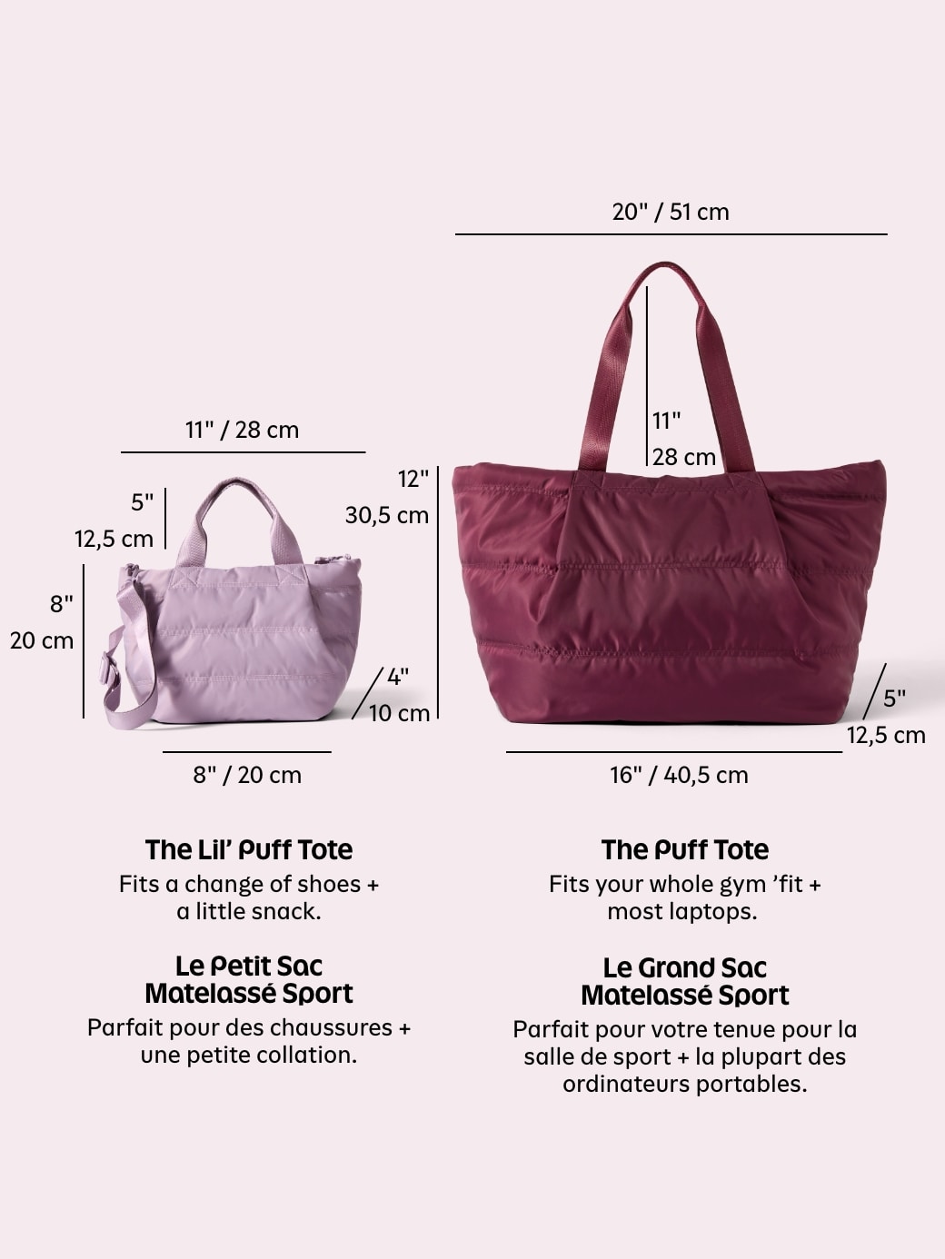 Small Active Crossbody Tote Bag