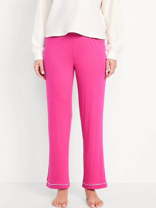 L'image numéro 1 présente Pantalon en tricot de jersey Grasse matinée