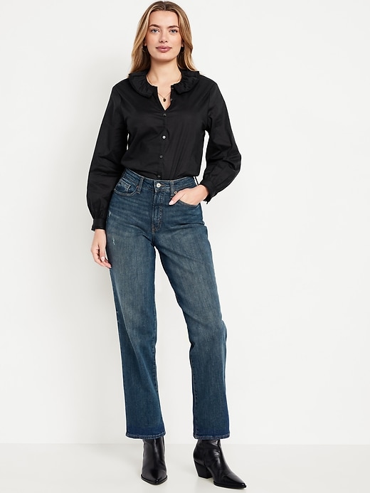 Image number 1 showing, Curvy High-Waisted OG Loose Jeans