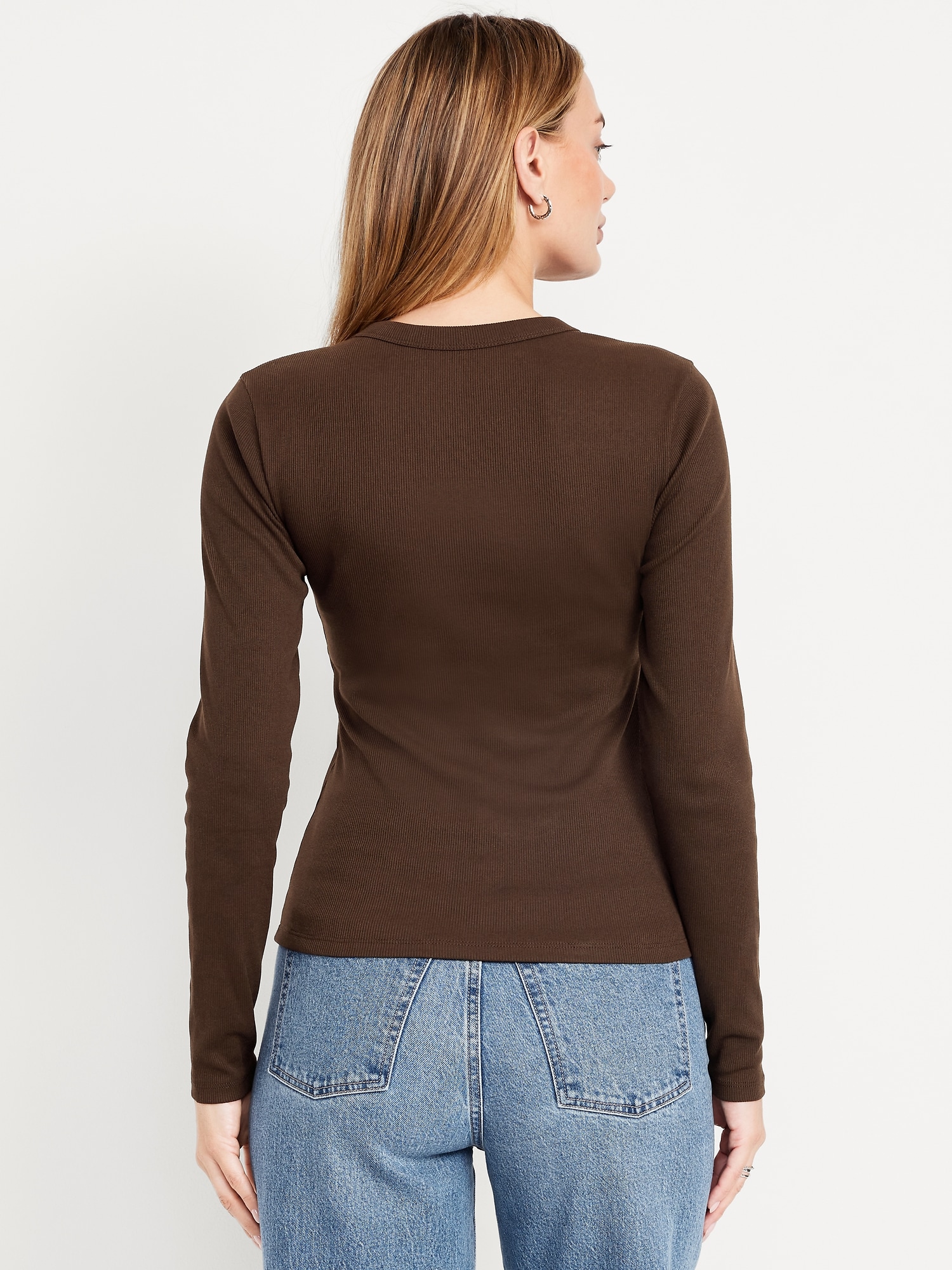 Snug Long-Sleeve Crew-Neck T-Shirt