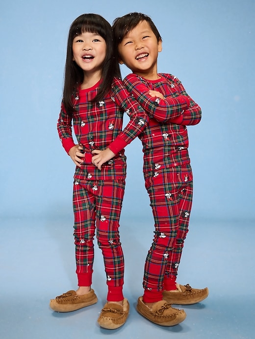 Image number 1 showing, Old Navy x Disney Unisex Graphic Snug-Fit Pajama Set for Toddler & Baby