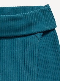Image number 4 showing, CozePlush Off-Shoulder Long-Sleeve Ribbed Top for Girls