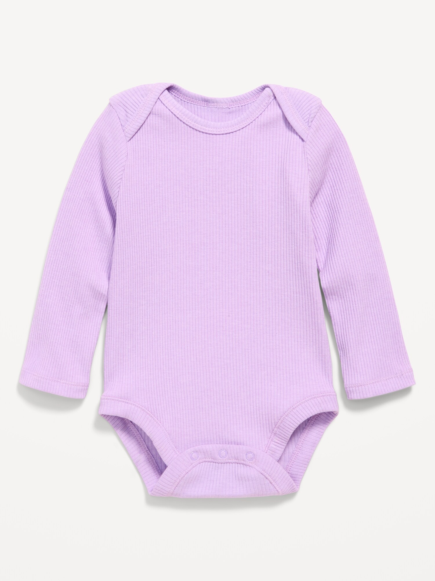 Long-Sleeve Ribbed Bodysuit for Baby