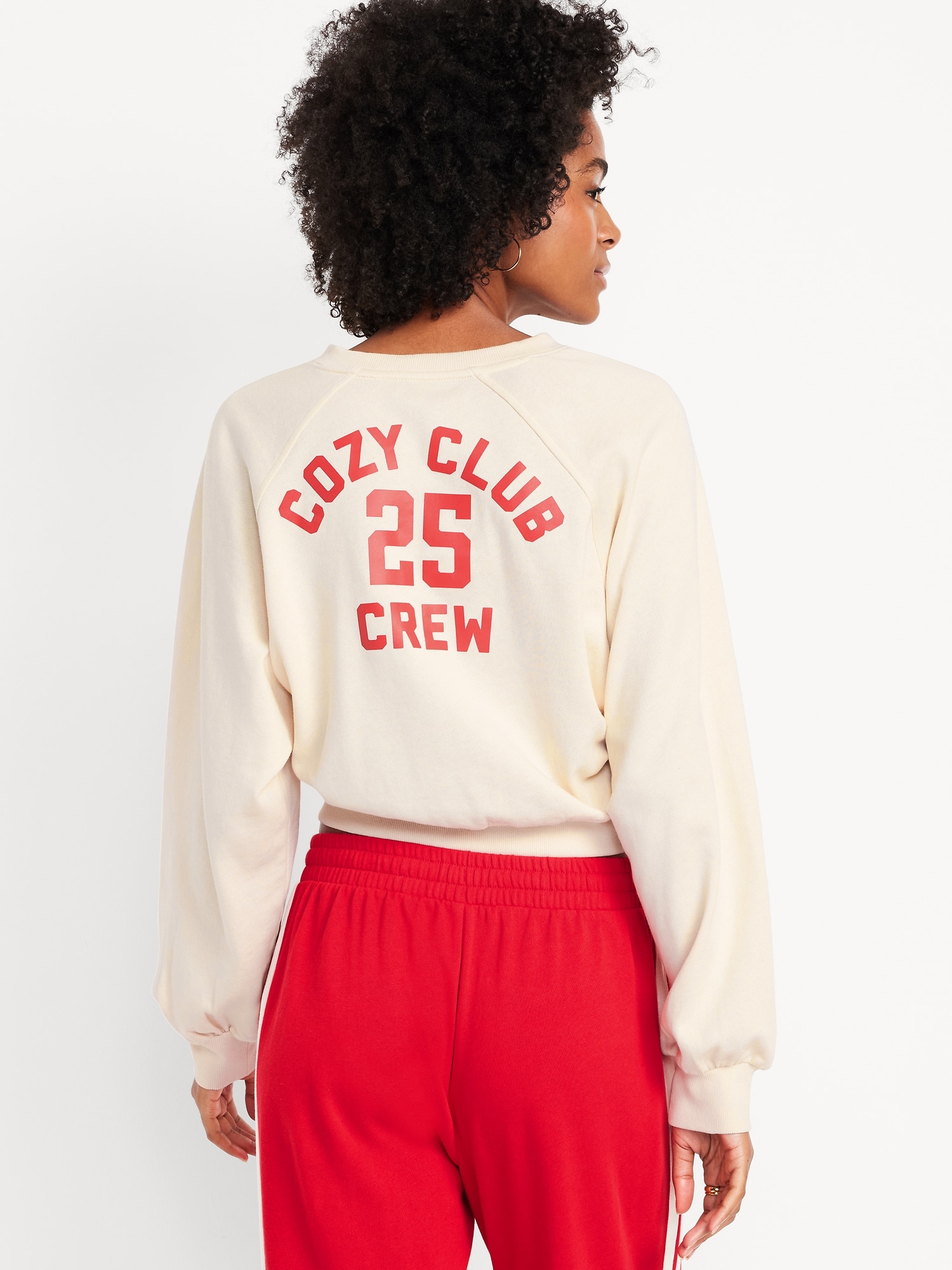 Image number 2 showing, SoComfy Oversized Button-Front Graphic Sweatshirt