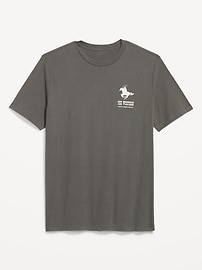 L'image numéro 1 présente T-shirt ras du cou à imprimé