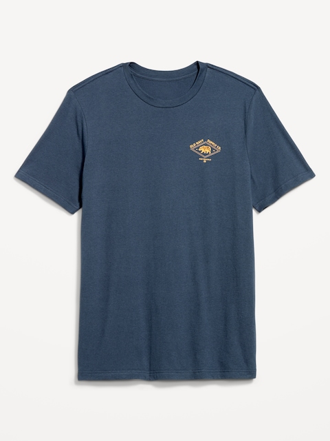 Crew-Neck Logo-Graphic T-Shirt