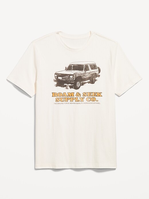 Image number 1 showing, Crew-Neck Graphic T-Shirt