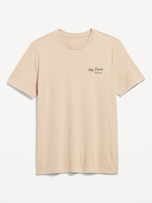L'image numéro 1 présente T-shirt ras du cou à imprimé