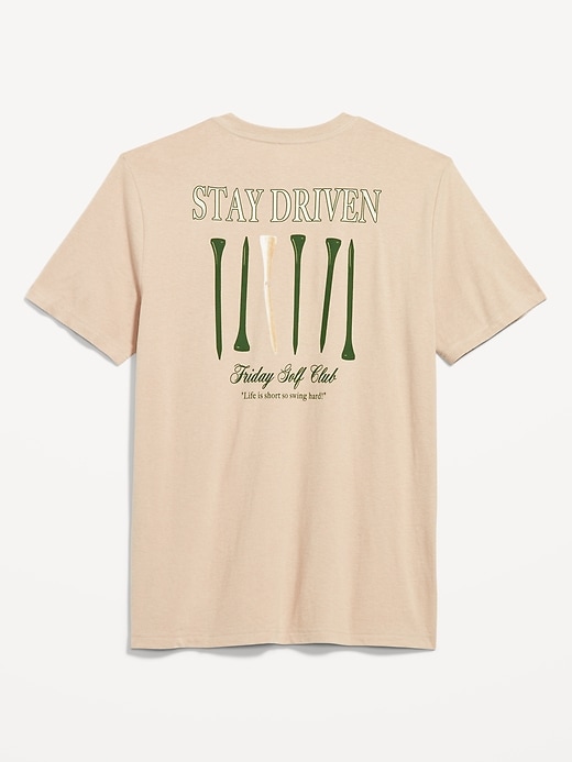 L'image numéro 2 présente T-shirt ras du cou à imprimé