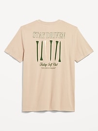 L'image numéro 2 présente T-shirt ras du cou à imprimé