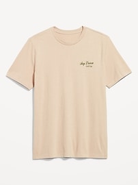 L'image numéro 1 présente T-shirt ras du cou à imprimé